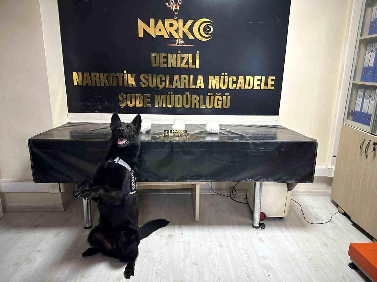 Denizli\'de 3 Kilo Sentetik Uyuşturucu Yakalandı