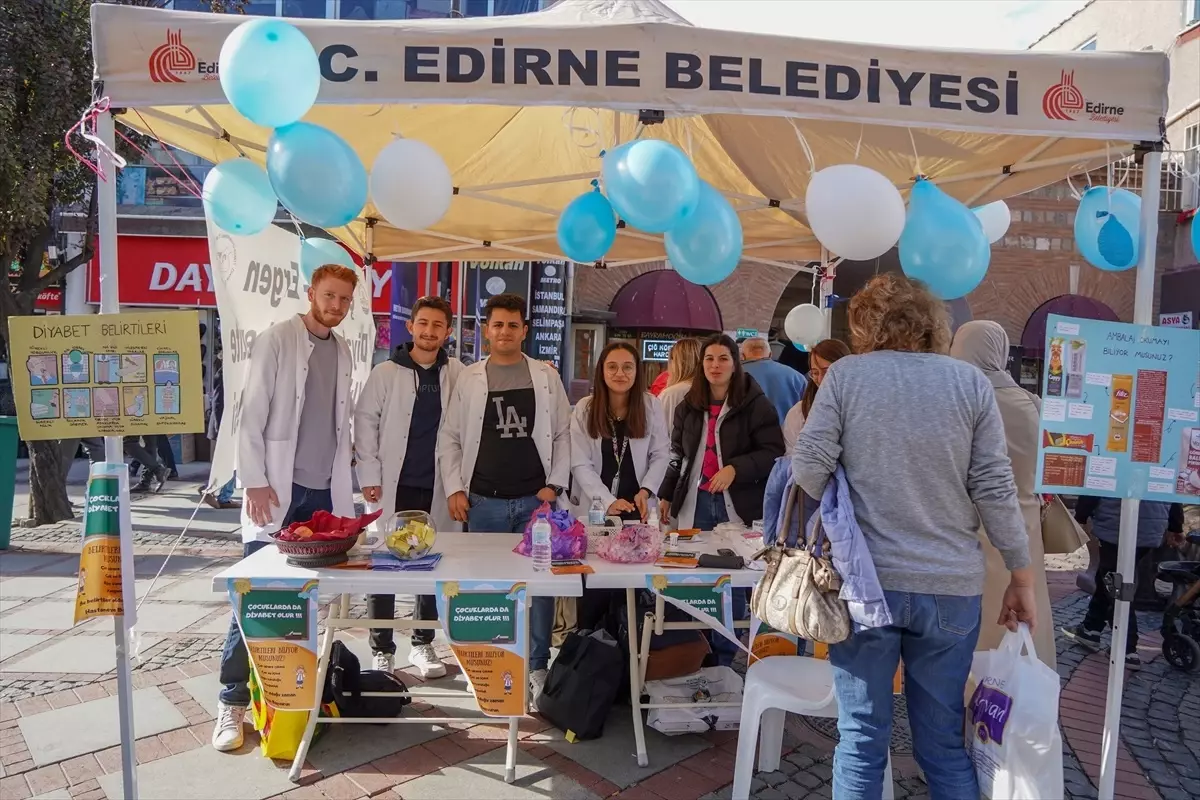 Edirne\'de Dünya Diyabet Günü Etkinliği