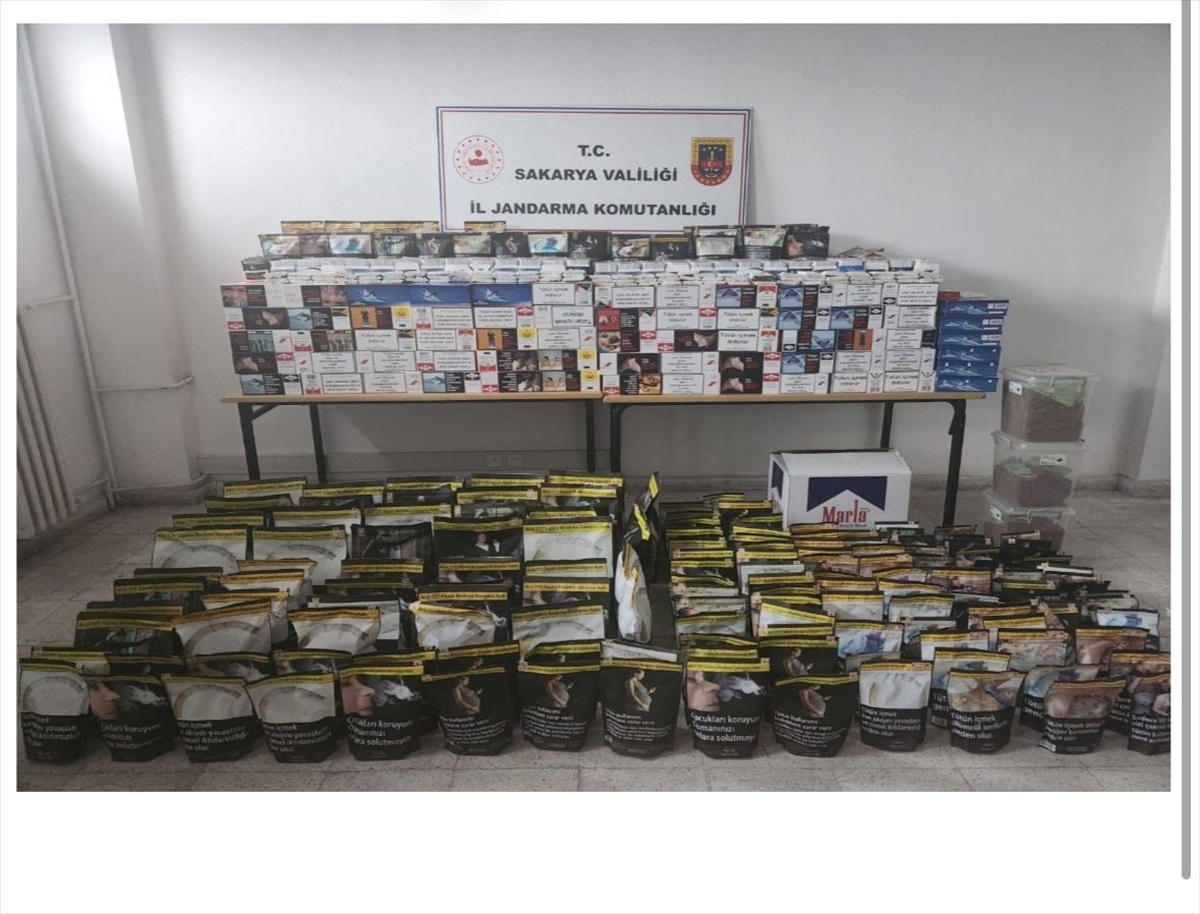 Hendek\'te Kaçak Sigara Operasyonu: 70 Kilogram Tütün Ele Geçirildi