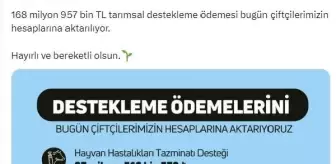 Tarımsal Destekleme Ödemeleri Çiftçilerin Hesaplarına Aktarıldı
