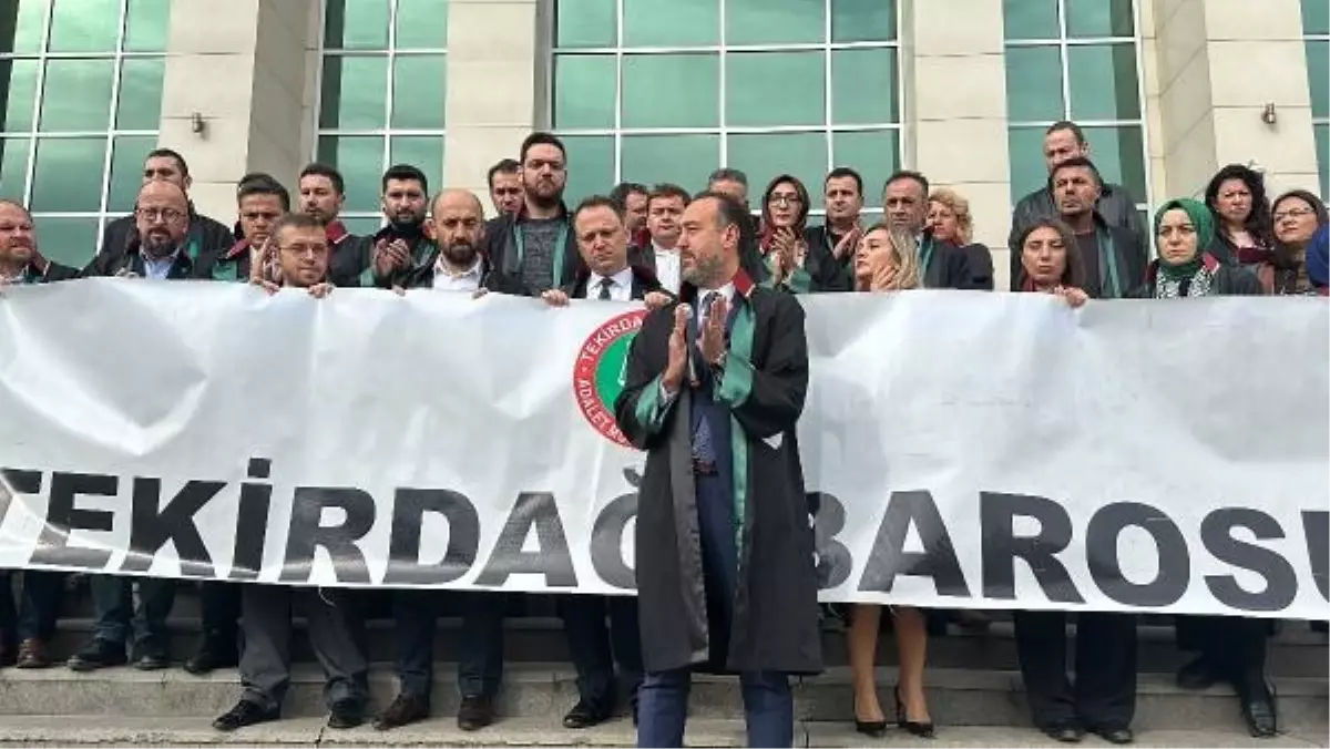 Tekirdağ Barosu İsrail'in Gazze'ye yönelik saldırılarına suç duyurusunda bulundu