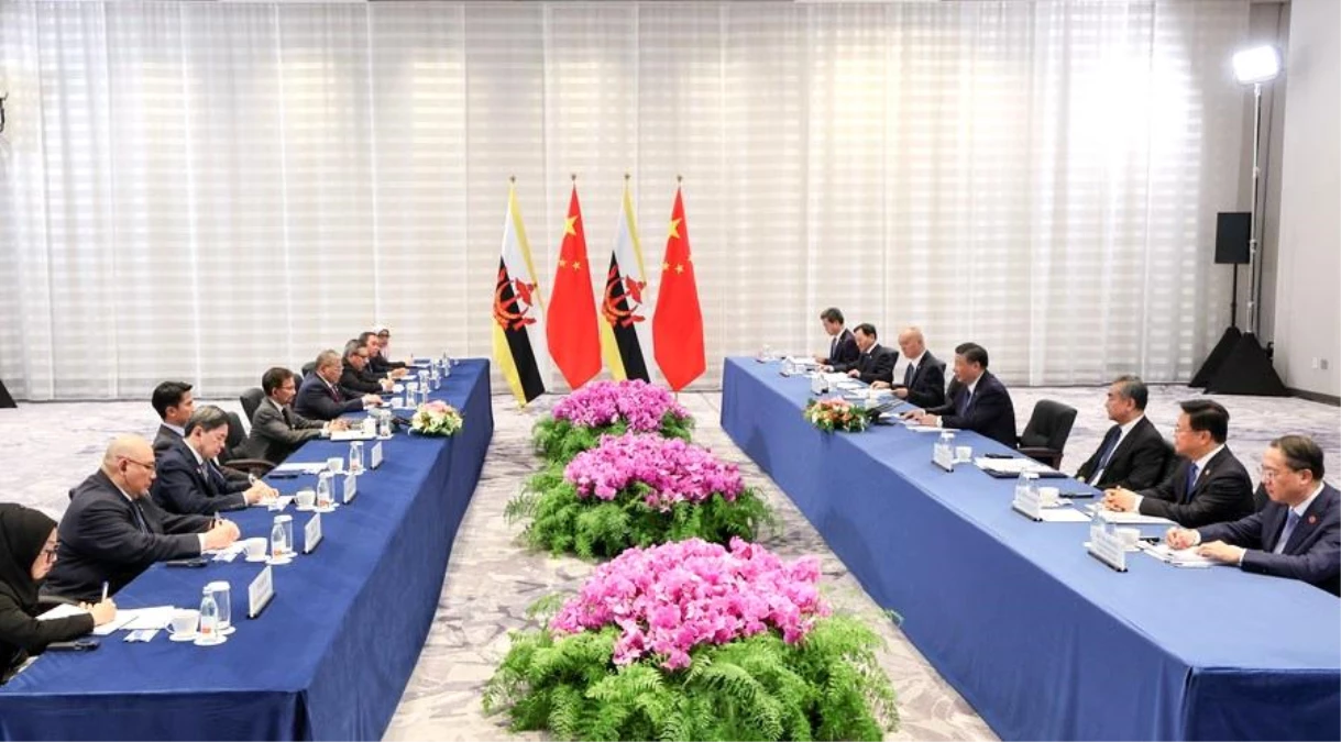 Xi Jinping, Çin ve Brunei\'in denizcilik kalkınmasında ortaklaşa ilerleme çağrısı yaptı
