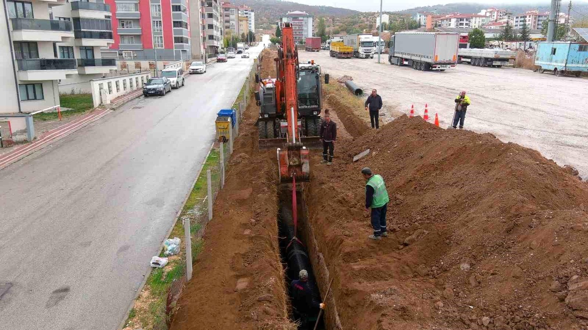 Bozüyük Belediyesi Altyapı Çalışmalarına Devam Ediyor