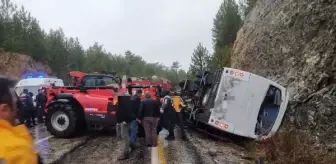 Bursa'da otobüs kazası: 1 ölü, 3 yaralı