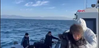 Yunan unsurlarınca Türk kara sularına itilen 72 kaçak göçmen kurtarıldı