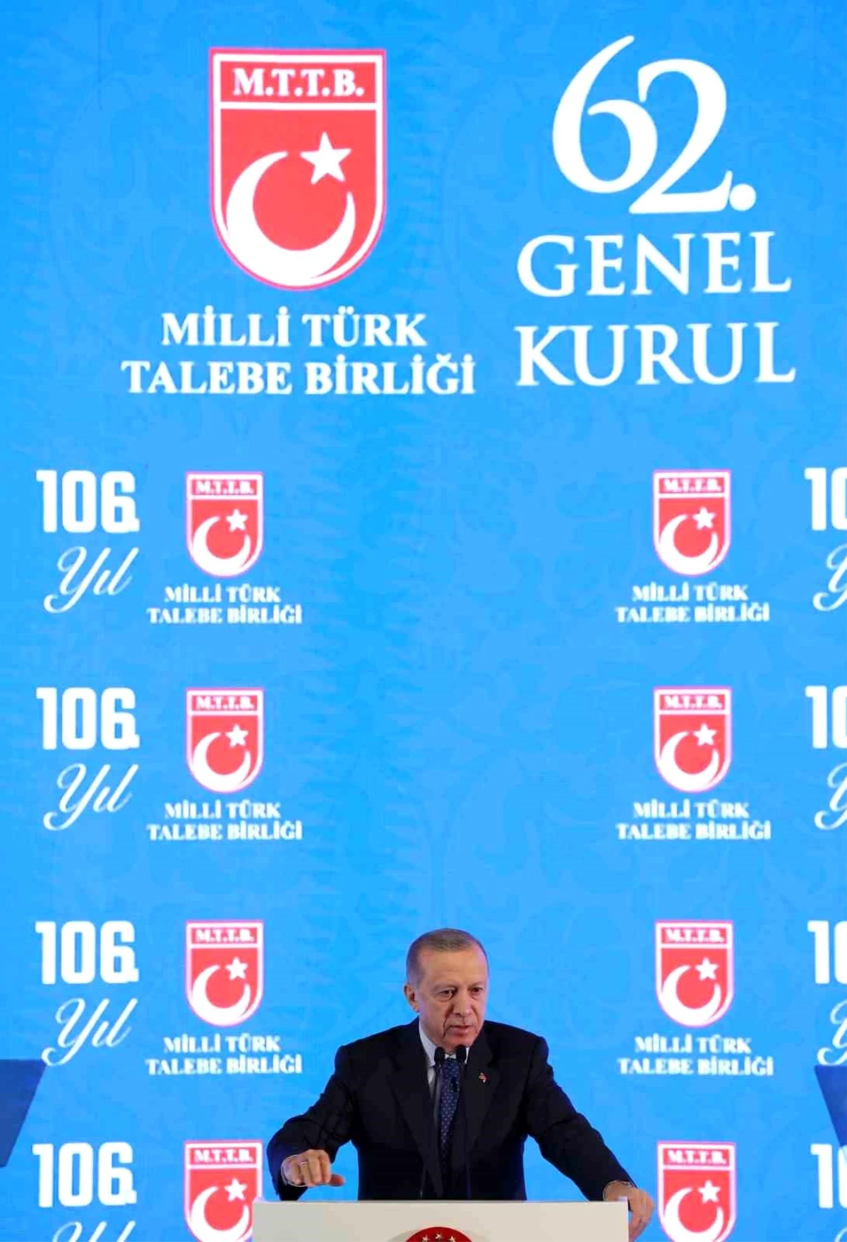 Cumhurbaşkanı Erdoğan, Milli Türk Talebe Birliği Genel Kurulunda konuştu: (1)