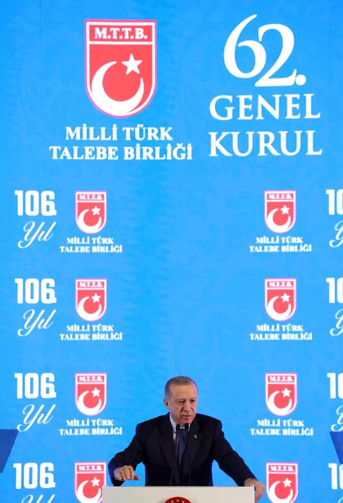 Cumhurbaşkanı Erdoğan, Milli Türk Talebe Birliği Genel Kurulunda konuştu: (1)