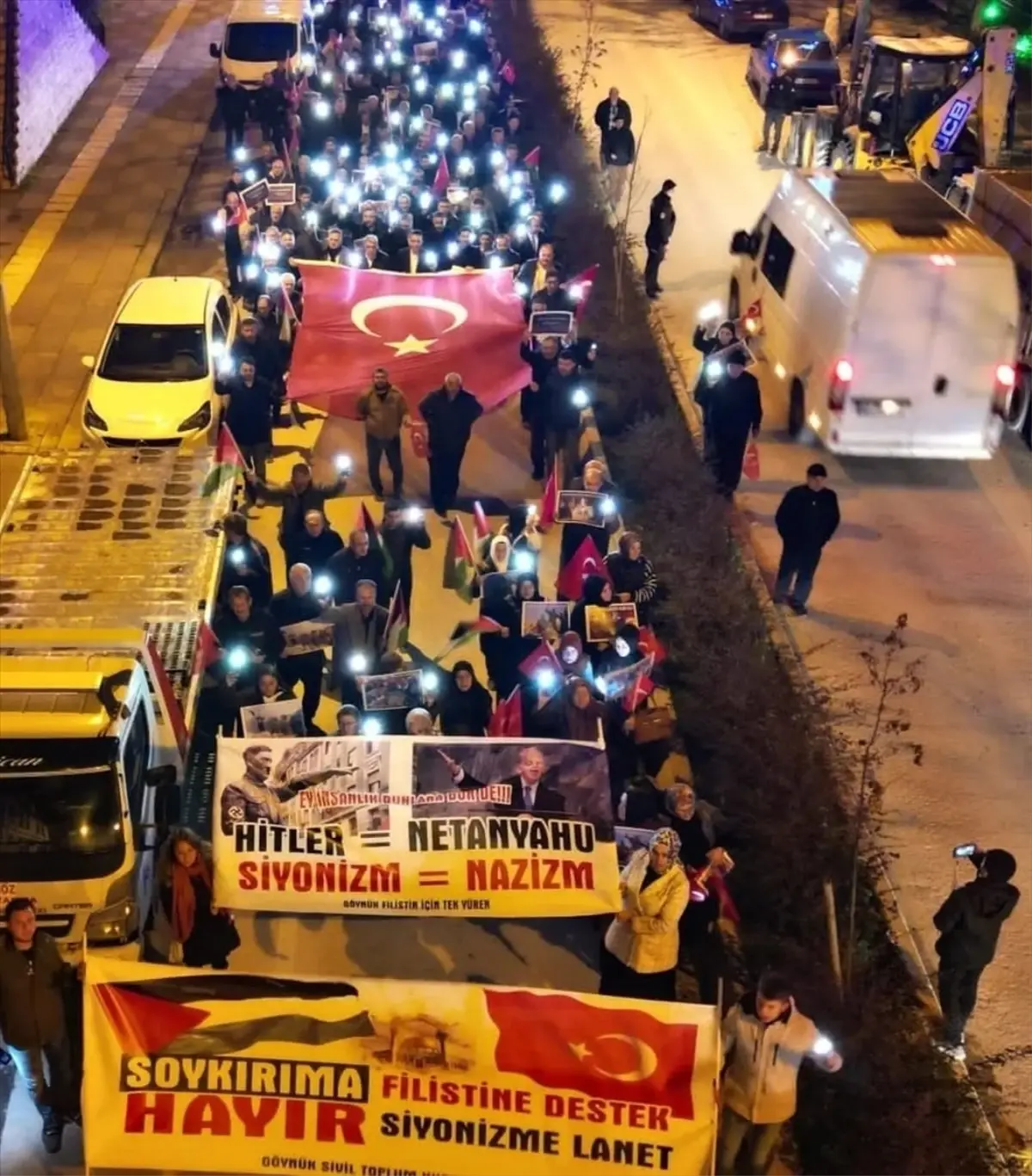 Göynük\'te İsrail\'in Gazze saldırıları protesto edildi