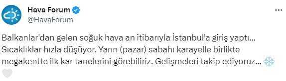 Haftalık Hava Tahmini: Sıcaklıklar Düşüyor, Yağışlar Başlıyor