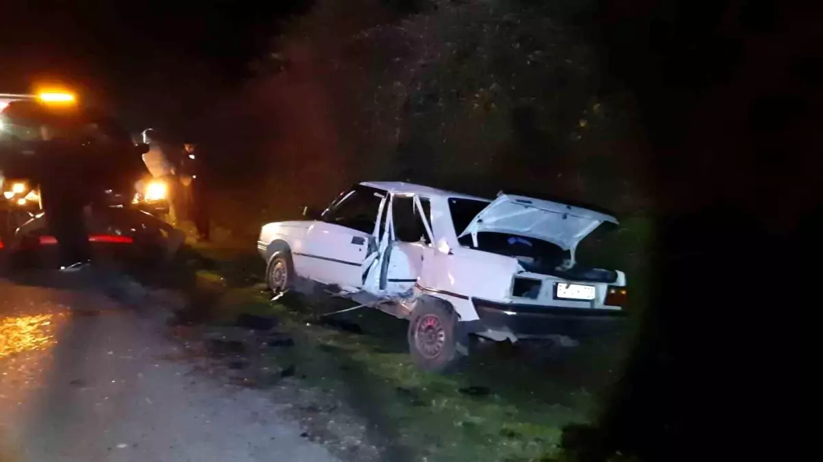 Mudurnu\'da Otomobil Kazası: 1 Yaralı