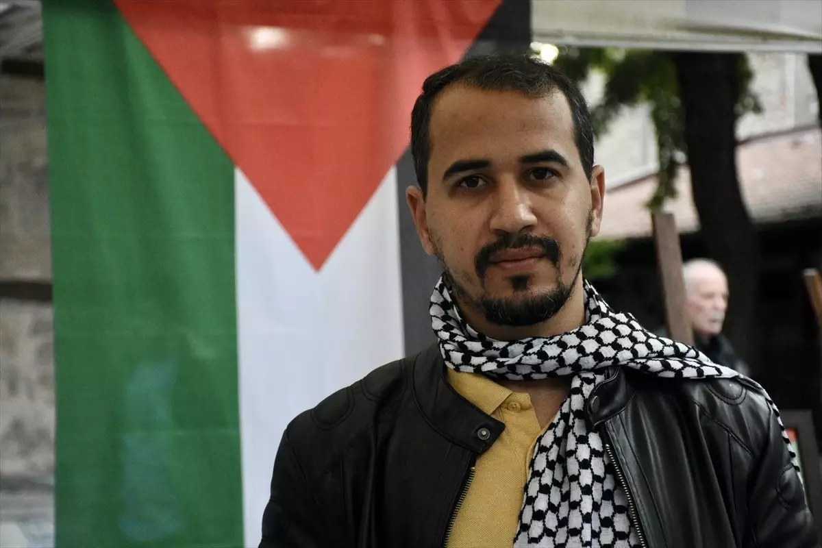 Konya'da yaşayan Filistinliler İsrail saldırılarına destek bekliyor