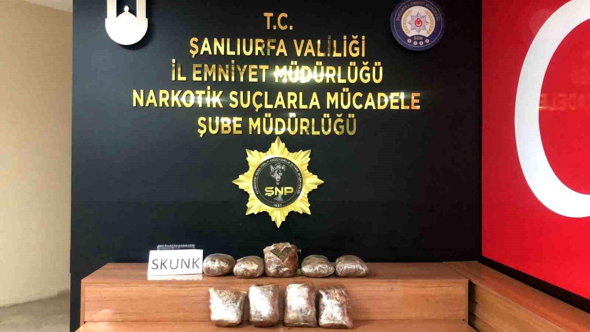 Şanlıurfa\'da 4 Kilo 400 Gram Uyuşturucu Madde Ele Geçirildi