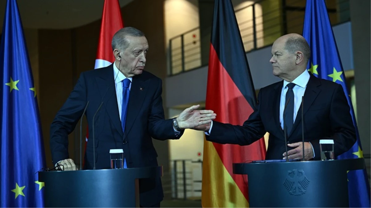 Cumhurbaşkanı Erdoğan\'ın Olaf Scholz\'la yaptığı basın toplantısını Alman tarafı istememiş