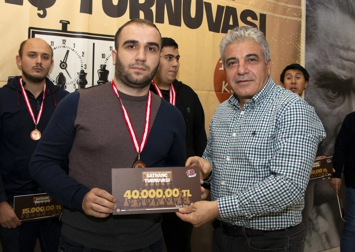 Mersin Büyükşehir Belediyesi Uluslararası Satranç Turnuvası Ödül Töreni