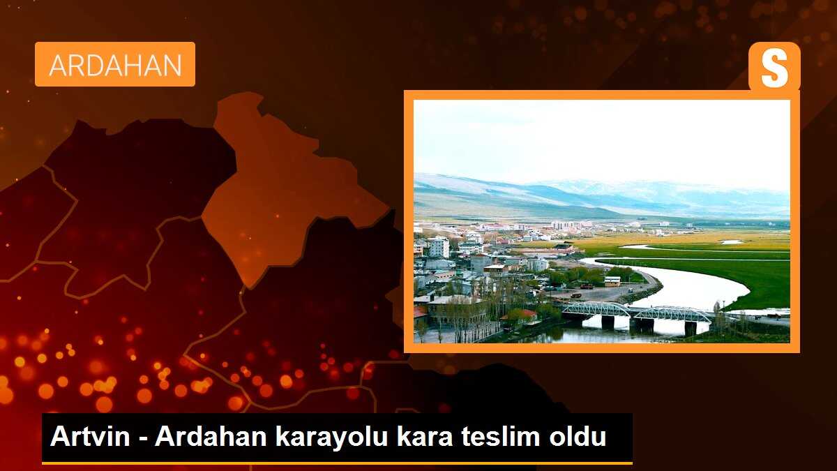 Artvin - Ardahan karayolu kara teslim oldu