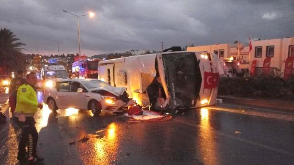 Bodrum Belediyesi Personeli Kazada Hayatını Kaybetti