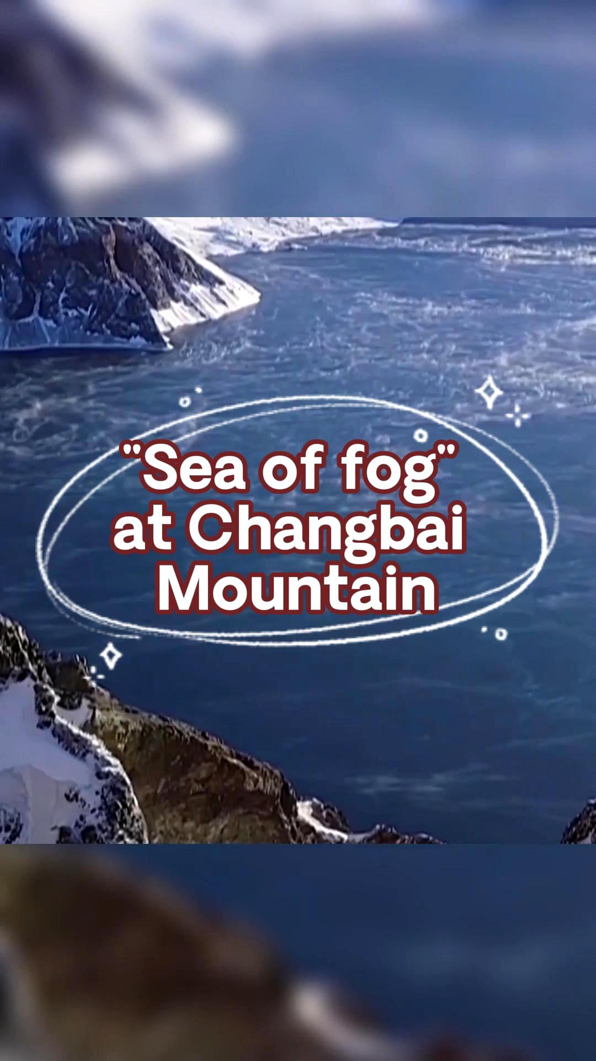 Changbai Dağı\'ndaki "Sis Denizi" Enfes Manzaralar Oluşturdu