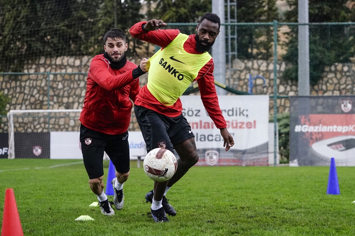Gaziantep FK, MKE Ankaragücü maçı için hazırlıklarını sürdürdü
