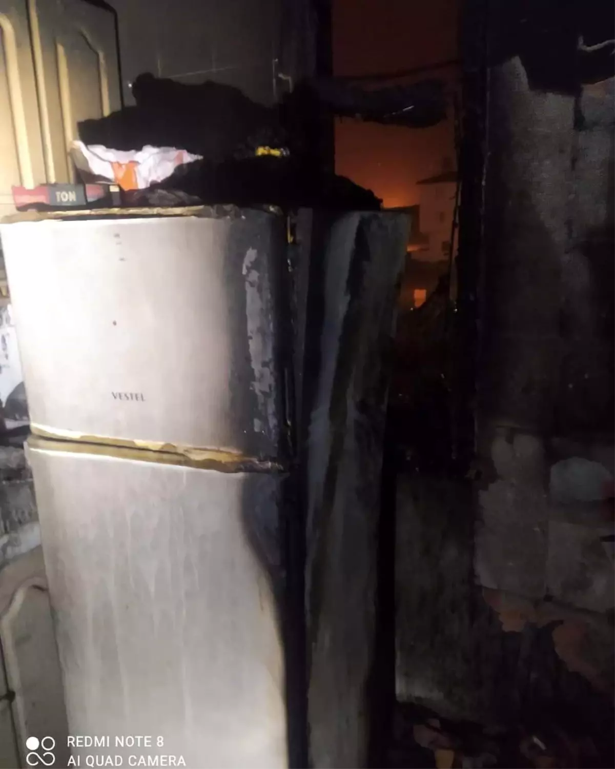 Hatay\'da ev yangını korkuttu