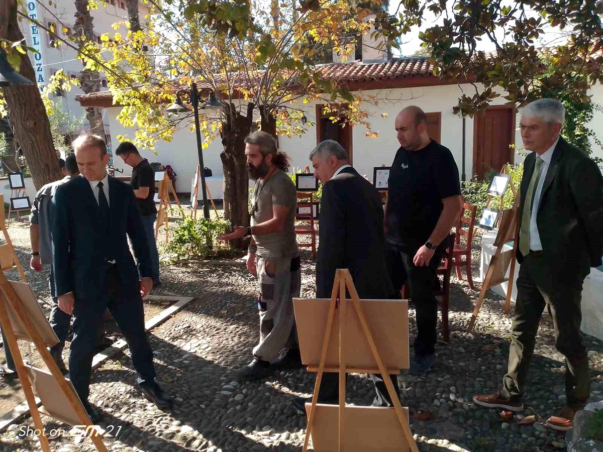 Muğla\'da Hatay depremi sonrası çocukların resim sergisi