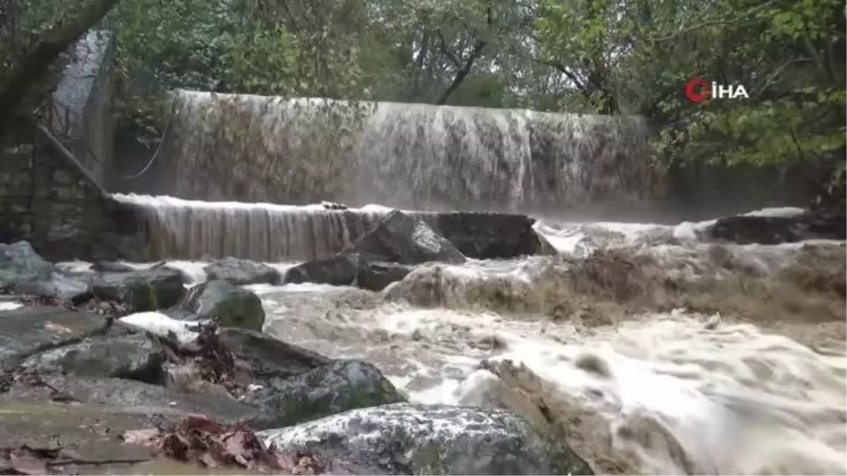 Kurşunlu Şelalesi Sağanakla Coştu