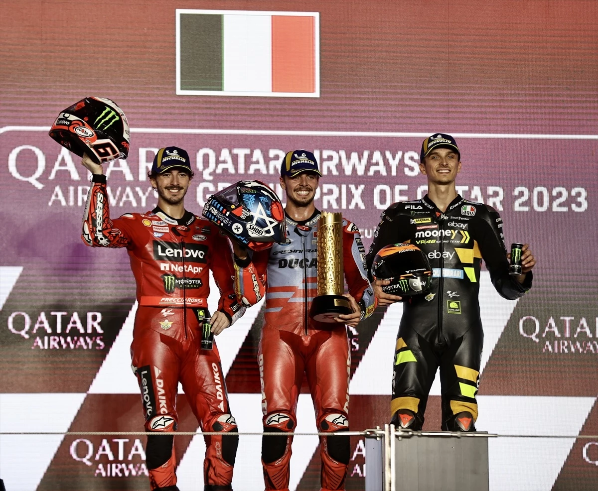 MotoGP Dünya Şampiyonası\'nda Fabio Di Giannantonio Katar Grand Prix\'sinde birinci oldu