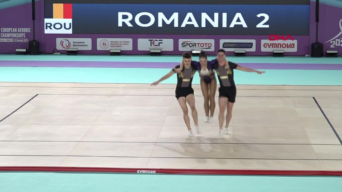 Antalya'da düzenlenen Aerobik Cimnastik Avrupa Şampiyonası sona erdi