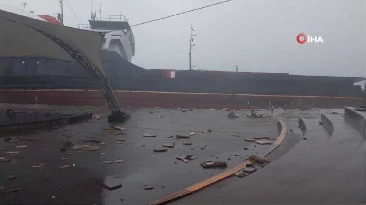 Zonguldak\'ta gemi karaya oturdu, mürettebat tahliye ediliyor