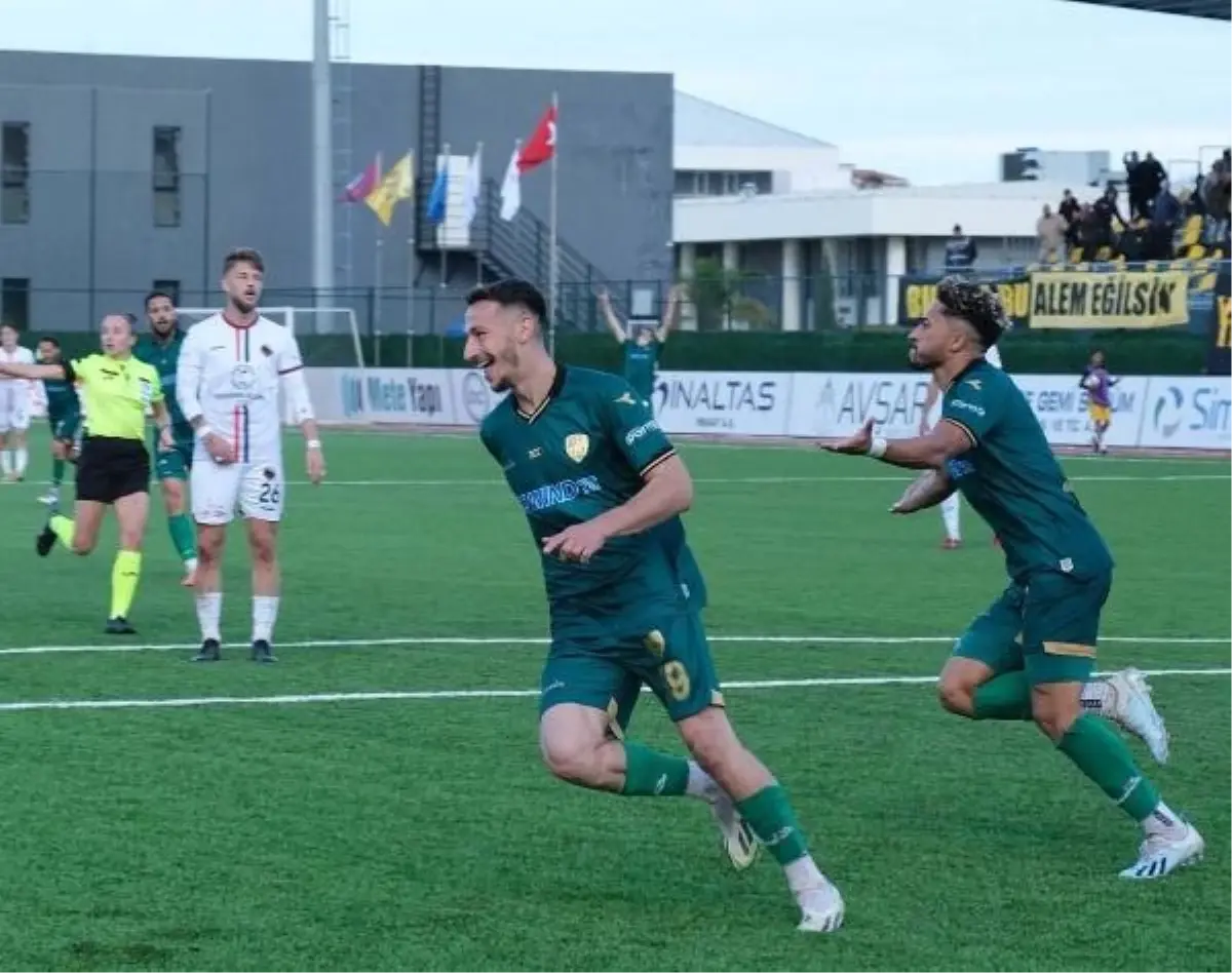 Aliağa Futbol, Mardin 1969\'u mağlup ederek liderliğini sürdürdü