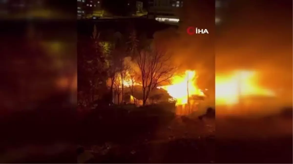 Ankara\'da yangın paniği