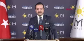İYİ Parti Sözcüsü Kürşad Zorlu, Ümit Dikbayır'ın disiplin kuruluna sevk edildiğini açıkladı