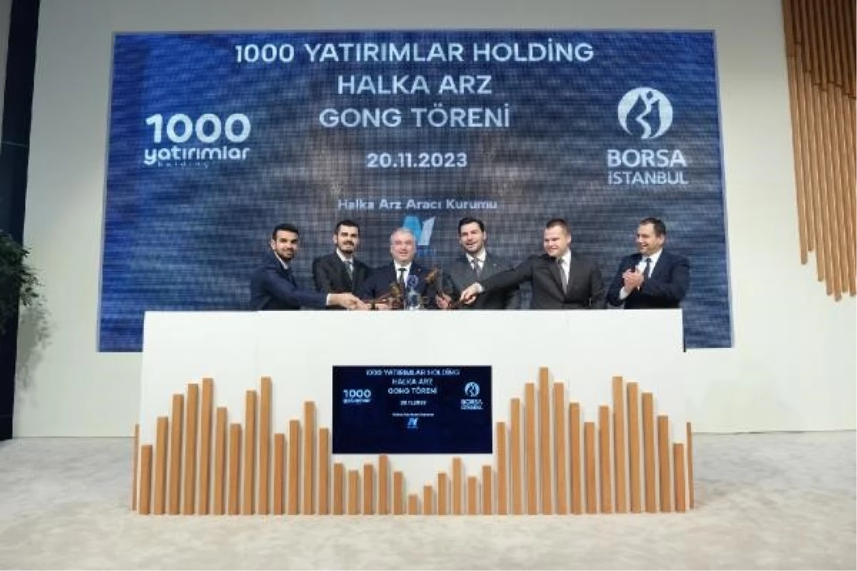 Borsa İstanbul\'da gong 1000 Yatırımlar Holding için çaldı