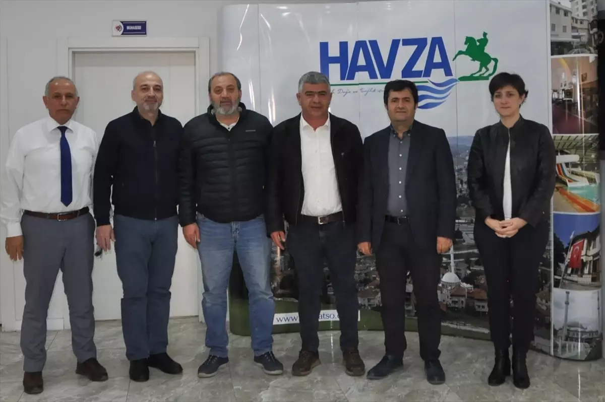 Samsun Üniversitesi Uluslararası Ticaret ve İşletmecilik Bölümü Başkanı OKAF\'24 Hazırlıkları İçin Havza TSO\'yu Ziyaret Etti