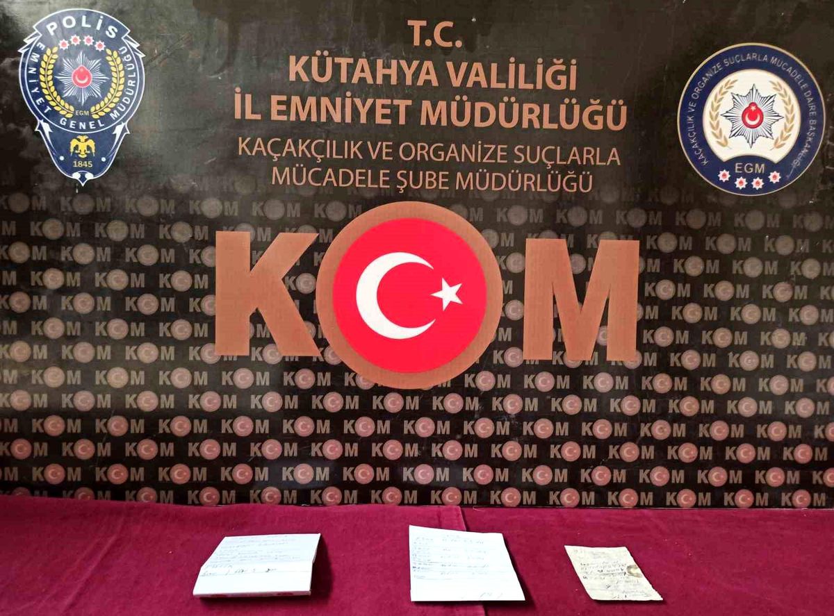 Kütahya\'da Tefecilik Operasyonu: 4 Şüpheli Yakalandı