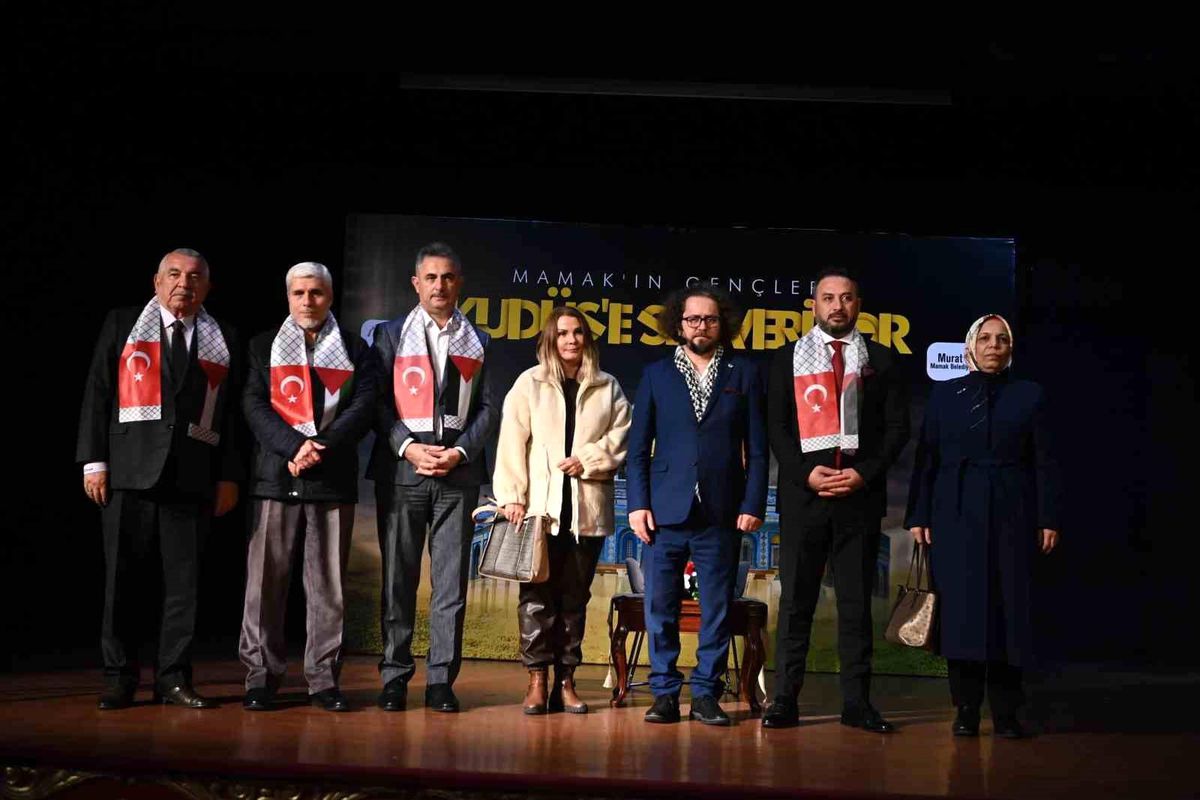 İletişimci Said Ercan, İsrail\'in Gazze\'deki soykırımını Mamaklılara anlattı
