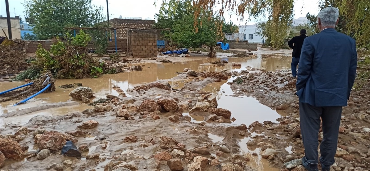 Mardin\'de Sağanak Yağış Hayatı Olumsuz Etkiledi
