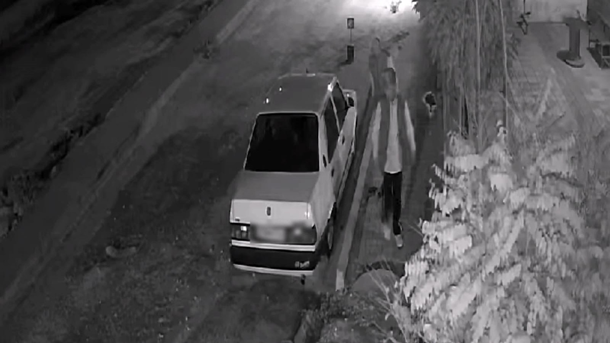 Şanlıurfa\'da Otomobil Soygunu Güvenlik Kamerasına Yansıdı
