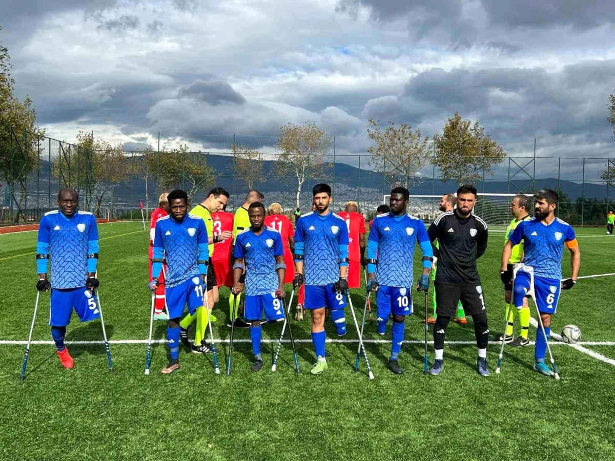 Şahinbey Belediye Gençlik ve Spor Kulübü Ampute Futbol Takımı İlk Maçta Galip Geldi