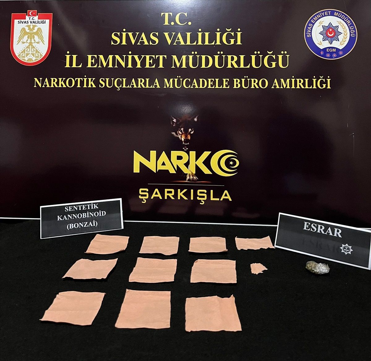 Sivas\'ta Uyuşturucu Operasyonunda 4 Zanlı Tutuklandı