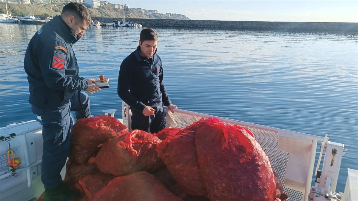Tekirdağ\'da 1 Ton 500 Kilogram Kum Midyesine El Konuldu
