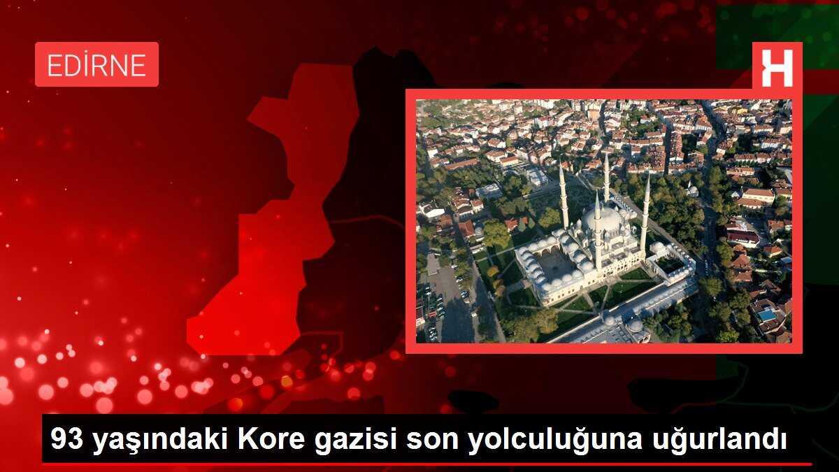 93 yaşındaki Kore gazisi son yolculuğuna uğurlandı