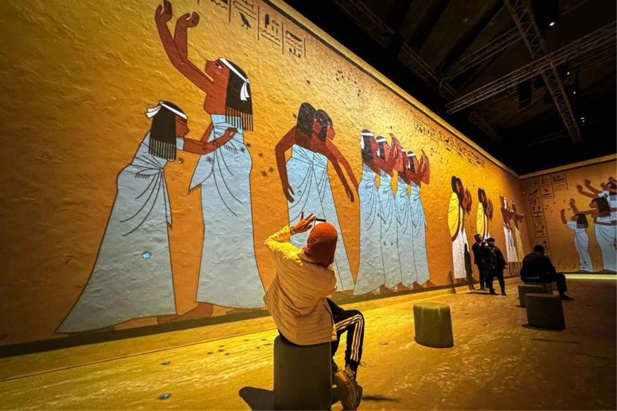 Albüm: Mısır\'da Tutankamon Temalı Üç Boyutlu Sergi Kapılarını Ziyaretçilere Açtı