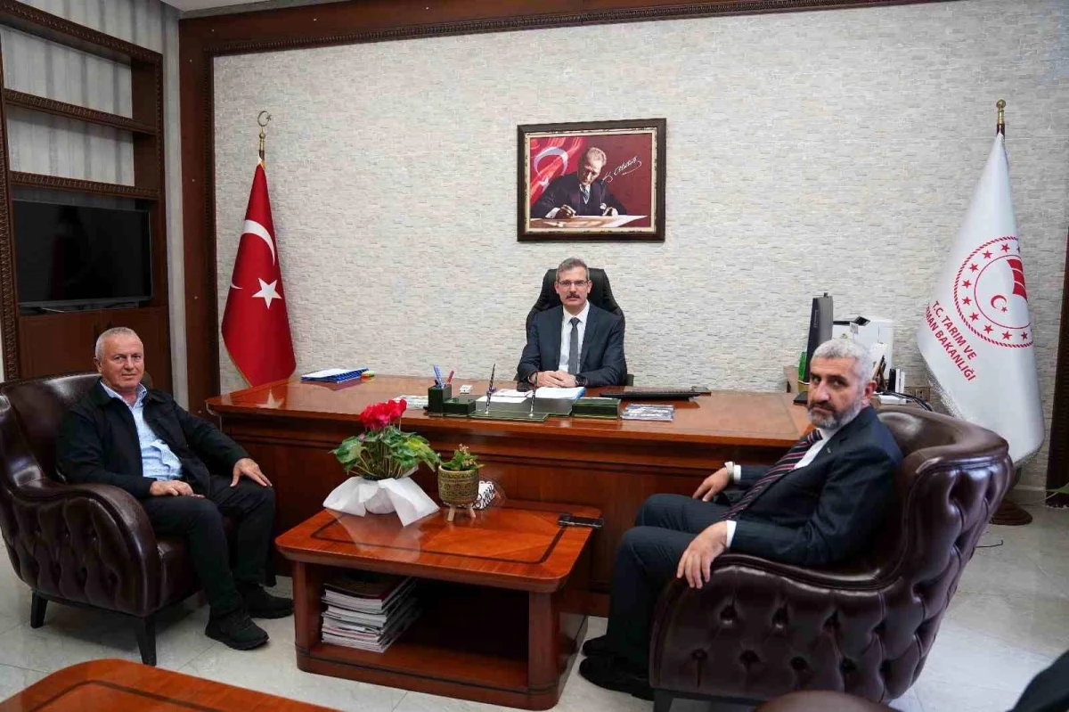 ASKON Adana Şube Başkanı, İl Tarım ve Orman Müdürü ile görüştü