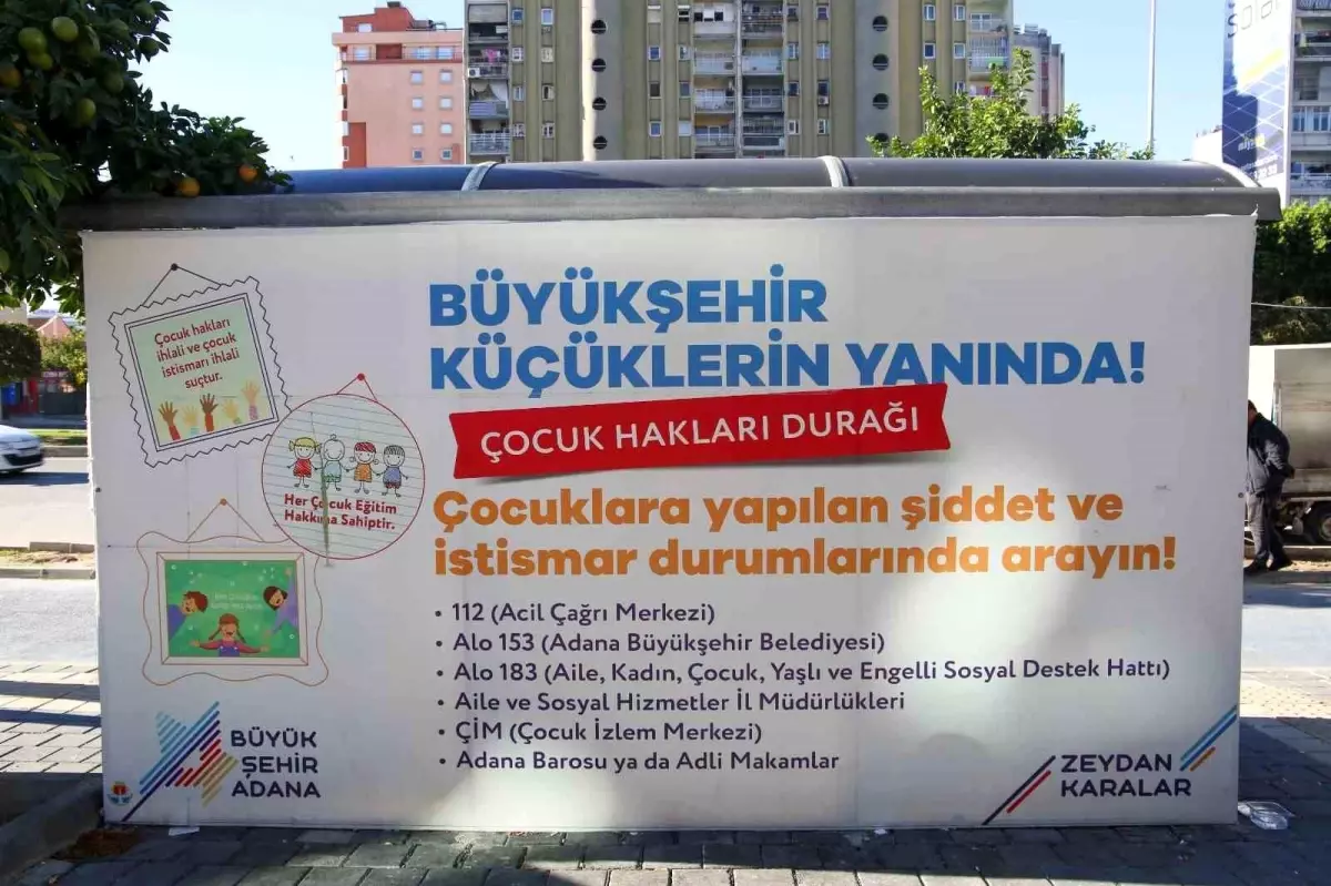 Adana'da Çocuk Hakları Durağı Açıldı