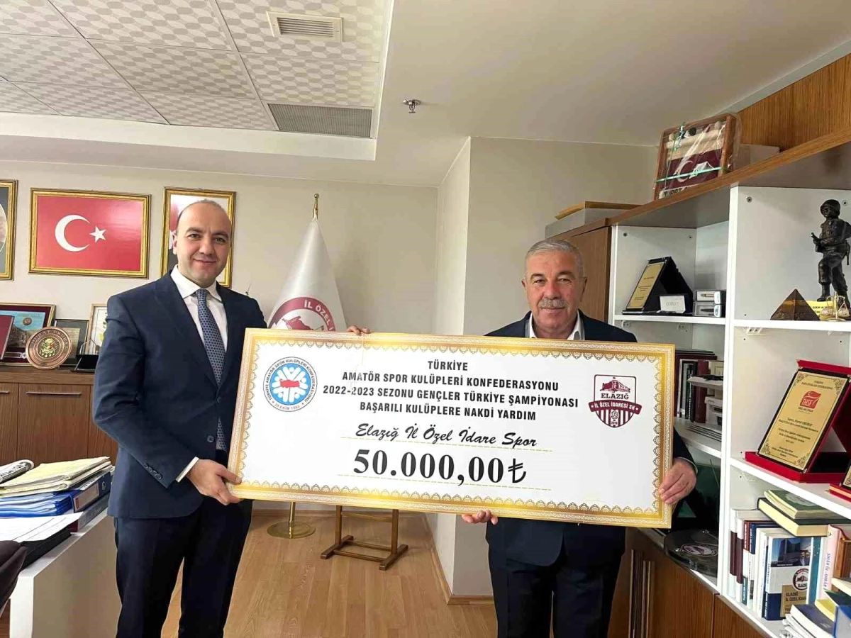 Elazığ İl Özel İdaresi Spor Kulübü Türkiye Amatör Spor Kulüpleri Konfederasyonu tarafından ödüllendirildi