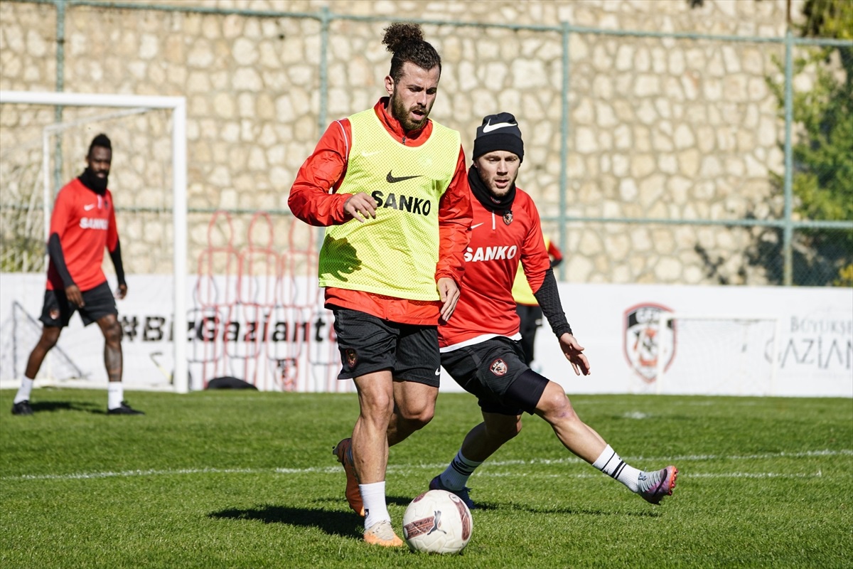 Gaziantep FK, MKE Ankaragücü maçı için hazırlıklarını sürdürdü