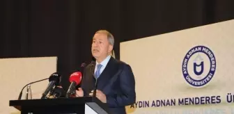 TBMM Milli Savunma Komisyonu Başkanı Hulusi Akar, Aydın Adnan Menderes Üniversitesi'nde konuştu