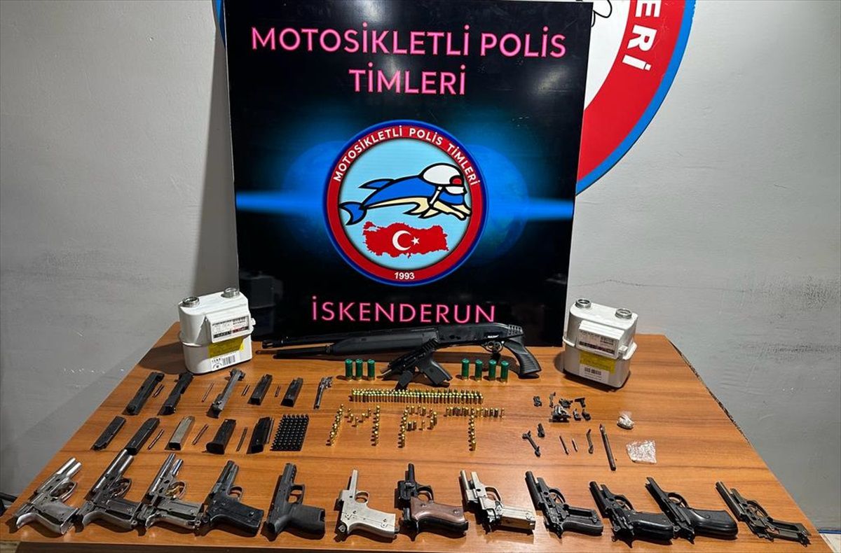 İskenderun\'da silah kaçakçılığı operasyonunda 2 şüpheli gözaltına alındı
