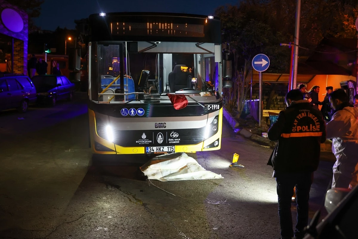 Sancaktepe\'de İETT otobüsünün altında kalan kadın hayatını kaybetti