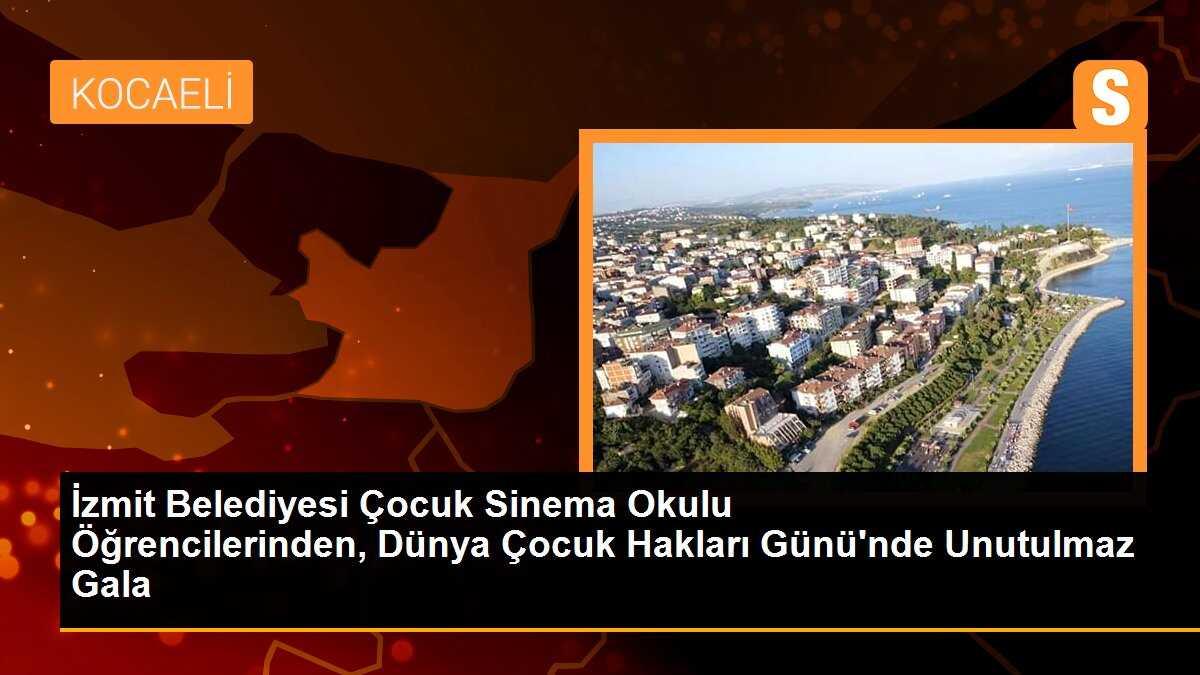 İzmit Belediyesi Çocuk Sinema Okulu Öğrencilerinden, Dünya Çocuk Hakları Günü\'nde Unutulmaz Gala